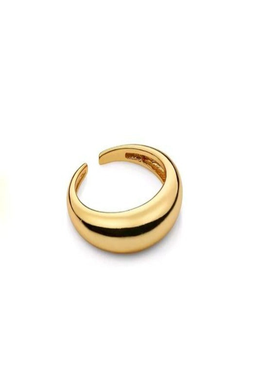 Adjustable Gold Tubie Ring