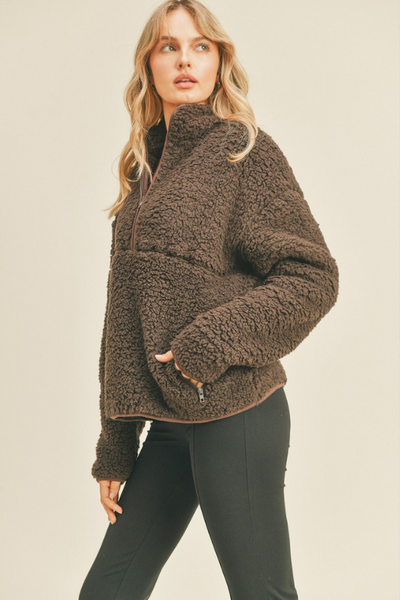 Teddy Pullover - Espresso