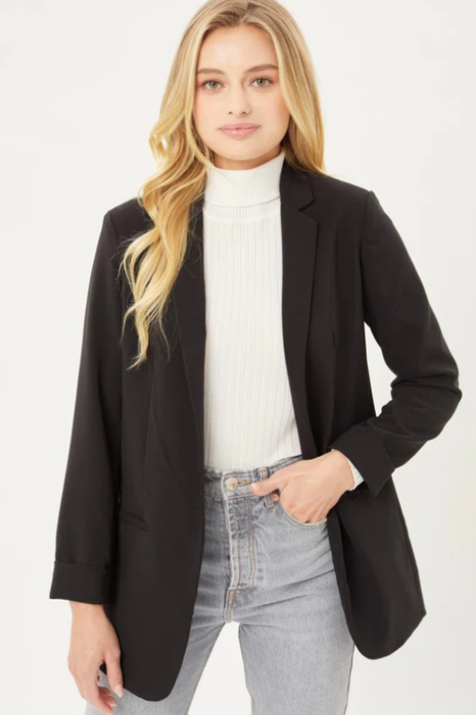 All Business Blazer - Black