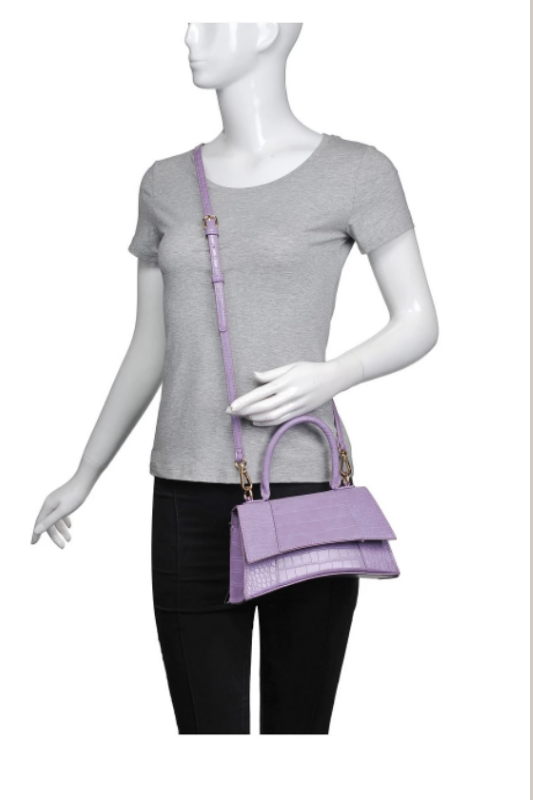 Lucas Crossbody - Lilac