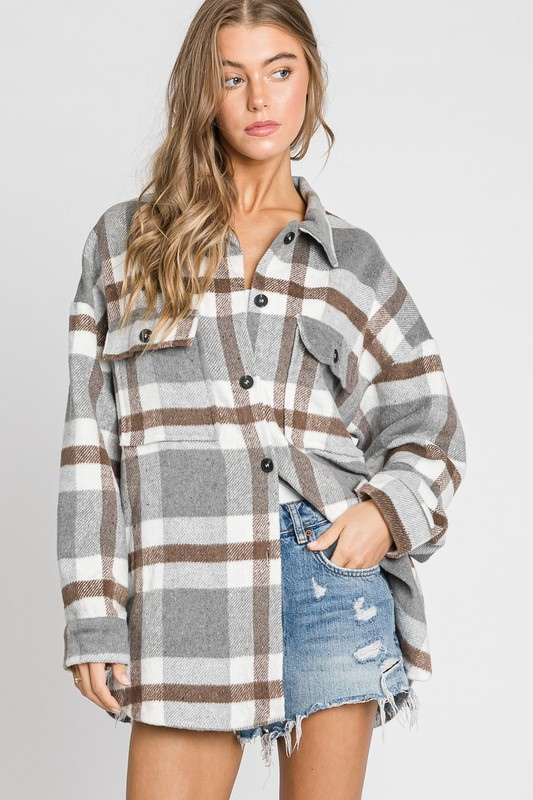 All That Plaid Oversized Shacket