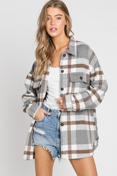 All That Plaid Oversized Shacket