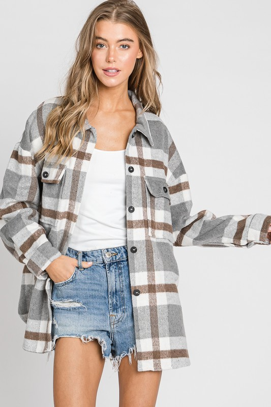 All That Plaid Oversized Shacket